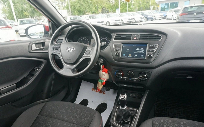 Hyundai i20 cena 45700 przebieg: 57331, rok produkcji 2018 z Działdowo małe 466